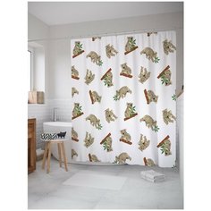 Штора для ванной JoyArty Коалы на позитиве 180х200 (sc-18160)