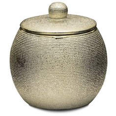 Контейнер для ватных дисков и ватных палочек RIDDER Lucida, золотой