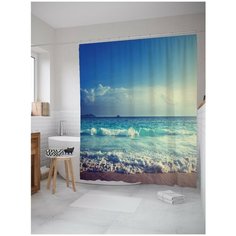Штора для ванной JoyArty Море волнуется 180х200 (sc-13967)