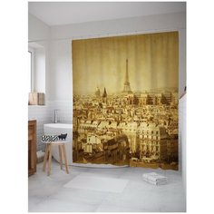 Штора для ванной JoyArty Воспоминания о Париже 180х200 (sc-16227)