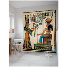 Штора для ванной JoyArty Подношение к царице 180х200 (sc-15229)