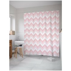 Штора для ванной JoyArty Зигзаговые тени 180х200 (sc-11623)
