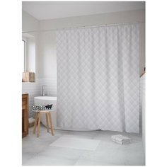 Штора для ванной JoyArty Квадратная чешуя 180х200 (sc-20906)