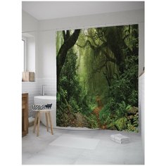 Штора для ванной JoyArty Солнечный густой лес 180х200 (sc-11431)