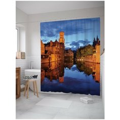 Штора для ванной JoyArty Затопленный город 180х200 (sc-4157)