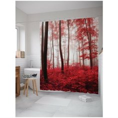 Штора для ванной JoyArty Кровавый лес 180х200 (sc-19674)