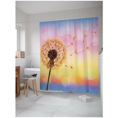 Штора для ванной JoyArty Грезы одуванчика 180х200 (sc-3402)