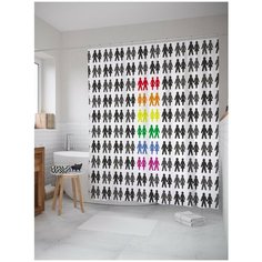 Штора для ванной JoyArty Радужный взгляд 180х200 (sc-78552)