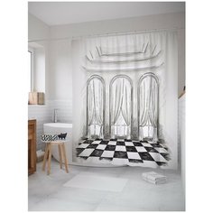 Штора для ванной JoyArty Красивый зал 180х200 (sc-10995)