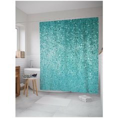 Штора для ванной JoyArty Каменный порядок 180х200 (sc-12030)