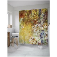 Штора для ванной JoyArty Цветочное обличье 180х200 (sc-8137)