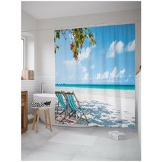 Штора для ванной JoyArty Морская пара 180х200 (sc-9367)