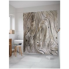 Штора для ванной JoyArty Деревянный узор 180х200 (sc-20375)