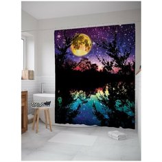 Штора для ванной JoyArty Ночные загадки 180х200 (sc-5507)