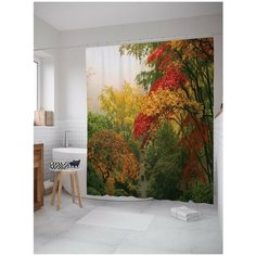 Штора для ванной JoyArty Туманность за лесом 180х200 (sc-15326)