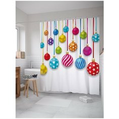 Штора для ванной JoyArty Веселые шарики 180х200 (sc-21505)