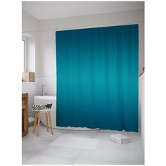 Штора для ванной JoyArty Синий блеск 180х200 (sc-23566)
