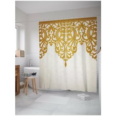 Штора для ванной JoyArty Королевские завитки 180х200 (sc-15875)