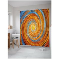 Штора для ванной JoyArty Солнечный вихрь 180х200 (sc-21568)