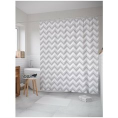 Штора для ванной JoyArty Мраморный зигзаг 180х200 (sc-23246)