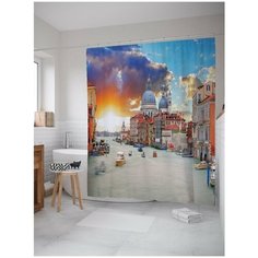 Штора для ванной JoyArty Водный транспорт 180х200 (sc-3465)