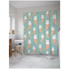 Штора для ванной JoyArty Рыба-единорог 180х200 (sc-92145)