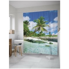 Штора для ванной JoyArty Экзотический день 180х200 (sc-10353)