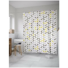 Штора для ванной JoyArty Лиственный парад 180х200 (sc-10732)