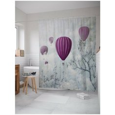 Штора для ванной JoyArty Компания воздушных шаров 180х200 (sc-14946)