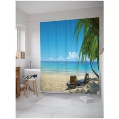 Штора для ванной JoyArty Отпуск мечты 180х200 (sc-12488)