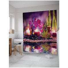 Штора для ванной JoyArty Ароматный уют 180х200 (sc-12500)