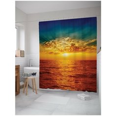 Штора для ванной JoyArty Солнце греет душу 180х200 (sc-15031)