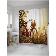 Штора для ванной JoyArty Велосипед 180х200 (sc-8989)