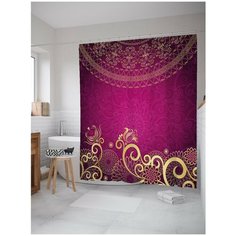 Штора для ванной JoyArty Звездные цветы 180х200 (sc-18527)