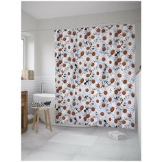 Штора для ванной JoyArty Ромашковая земля 180х200 (sc-8094)