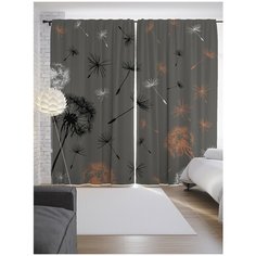 Портьеры JoyArty Полет одуванчика на ленте 265 см (p-7941)