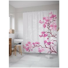 Штора для ванной JoyArty Цветочные воспоминания 180х200 (sc-18304)