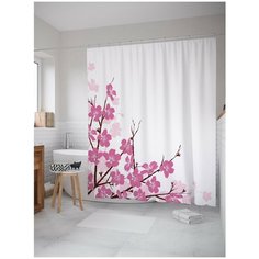 Штора для ванной JoyArty Тайны и цветы 180х200 (sc-14928)