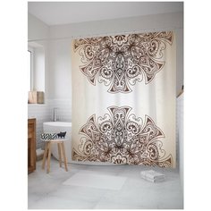 Штора для ванной JoyArty Раздел мандалы 180х200 (sc-29426)