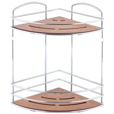 Этажерка настенная Tekno-tel BK074 серебристый/коричневый