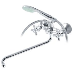 Смеситель с душевой лейкой VARION ARMATUREN Ретро 7012 22 1 сере6ристый
