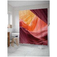 Штора для ванной JoyArty Волнистый мираж 180х200 (sc-19327)