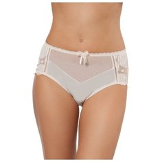 Empreinte Трусы слипы Grace средней посадки с кружевом, размер 52, пудровый