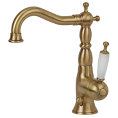 Смеситель для раковины (умывальника) MIGLIORE Oxford ML.OXF-6313 BR однорычажный бронза