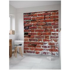 Штора для ванной JoyArty Старинная стена 180х200 (sc-19765)