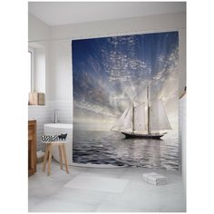 Штора для ванной JoyArty Парусный корабль 180х200 (sc-15600)