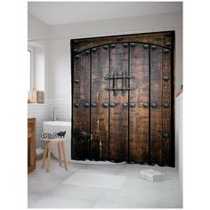 Штора для ванной JoyArty Дверь с символом 180х200 (sc-11647)