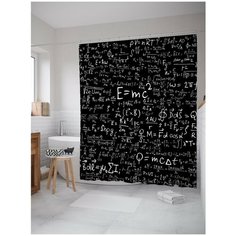 Штора для ванной JoyArty Научные формулы 180х200 (sc-7133)