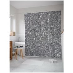 Штора для ванной JoyArty Блестящий шум 180х200 (sc-24101)