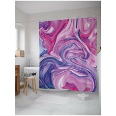 Штора для ванной JoyArty Смещение красок 180х200 (sc-207085)